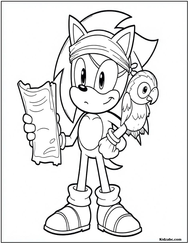Sonic Coloring Sheets