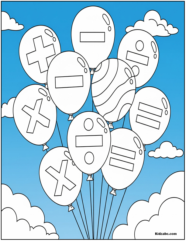  Math Coloring Pages