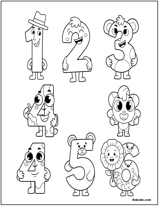  Math Coloring Pages