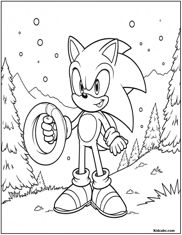 Sonic Coloring Sheets