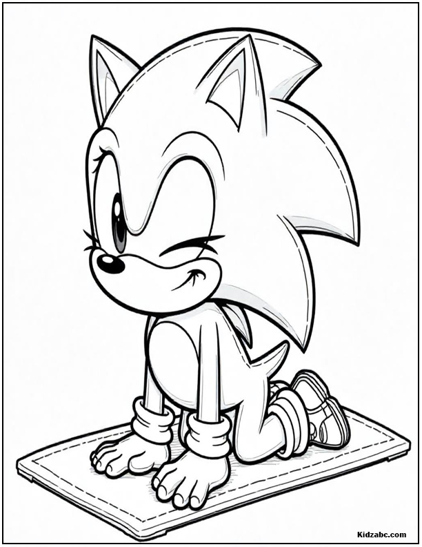 Sonic Coloring Sheets