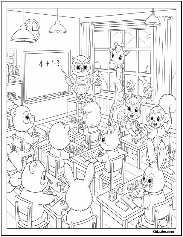  Math Coloring Pages