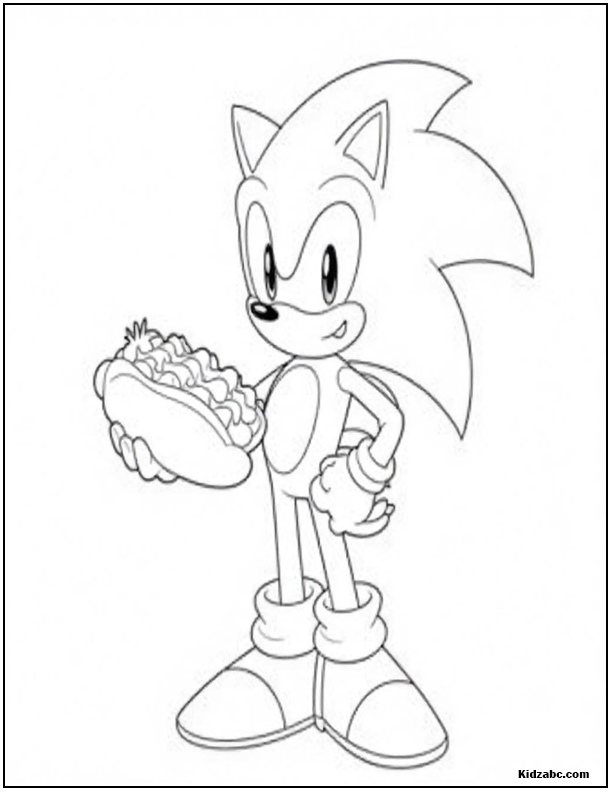Sonic Coloring Sheets