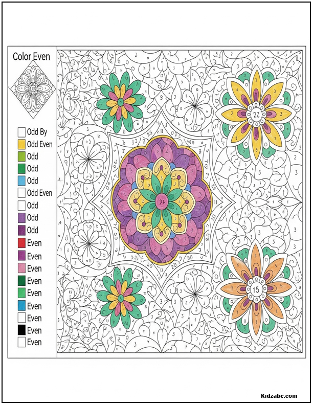  Math Coloring Pages