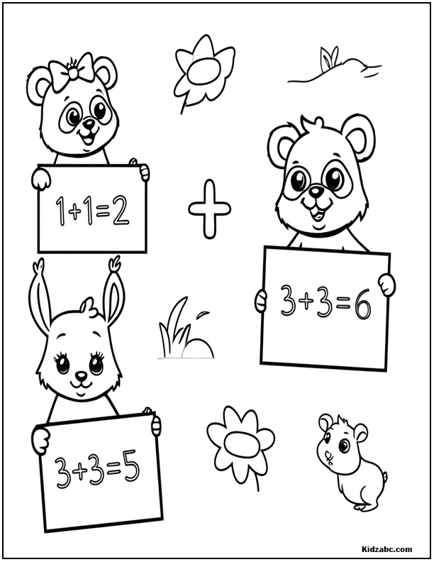  Math Coloring Pages