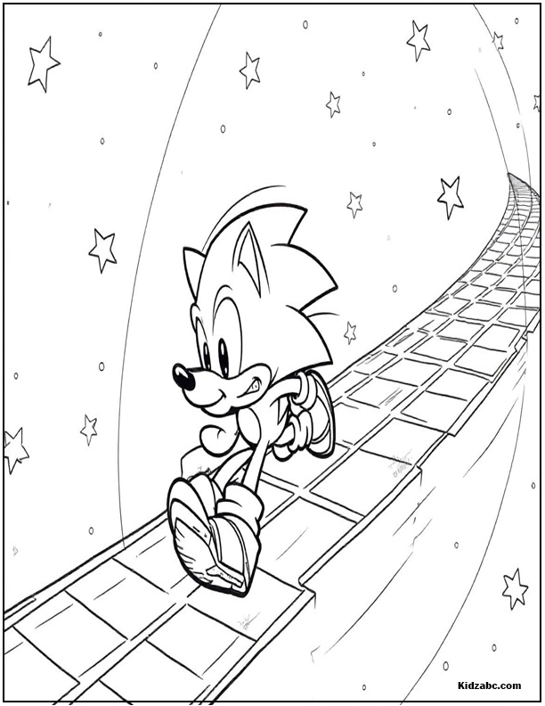 Sonic Coloring Sheets