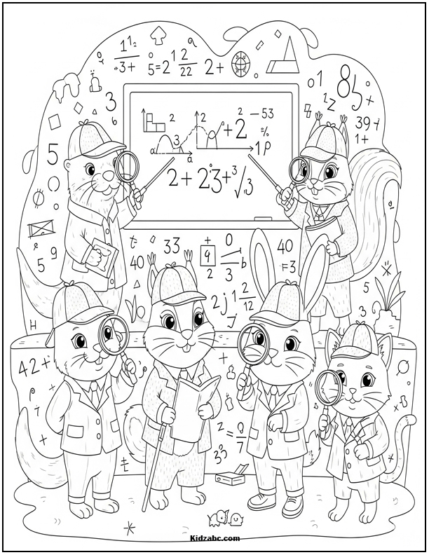  Math Coloring Pages