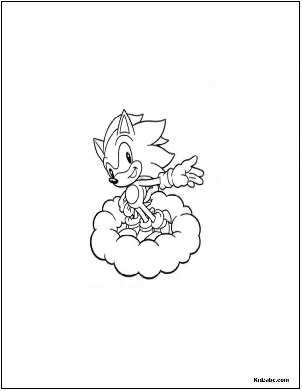 Sonic Coloring Sheets
