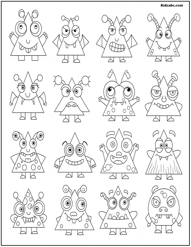  Math Coloring Pages