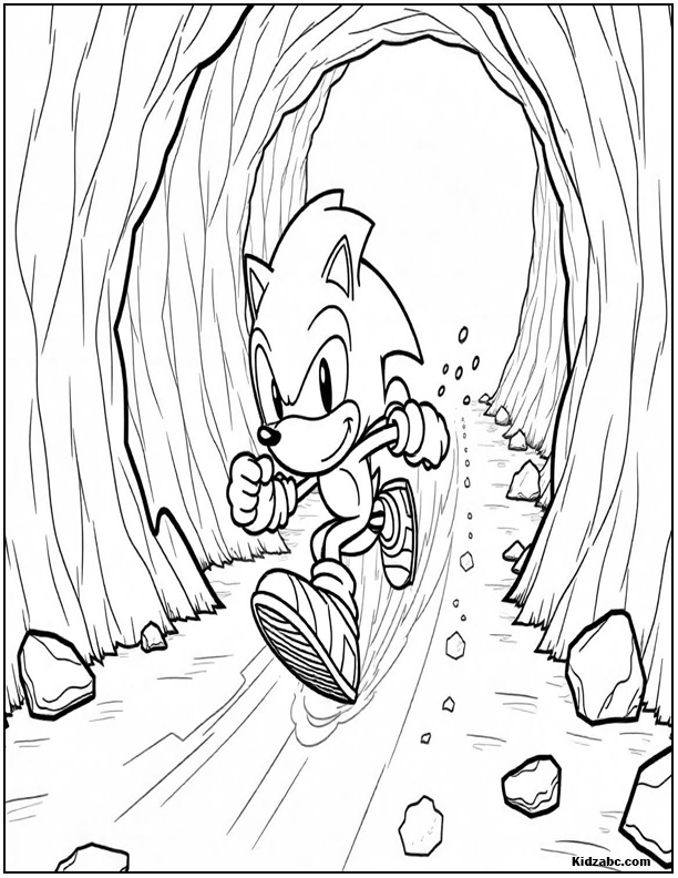 Sonic Coloring Sheets