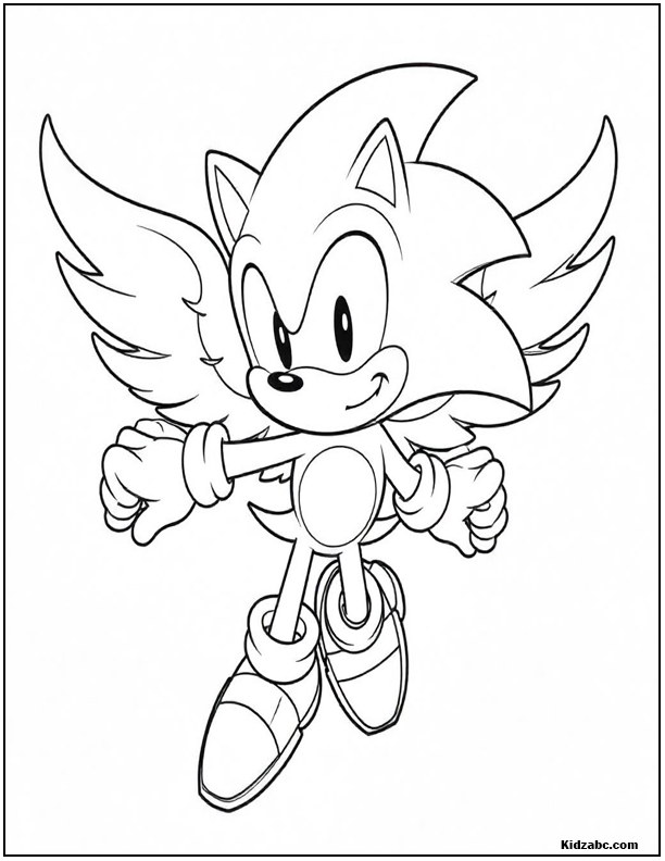 Sonic Coloring Sheets