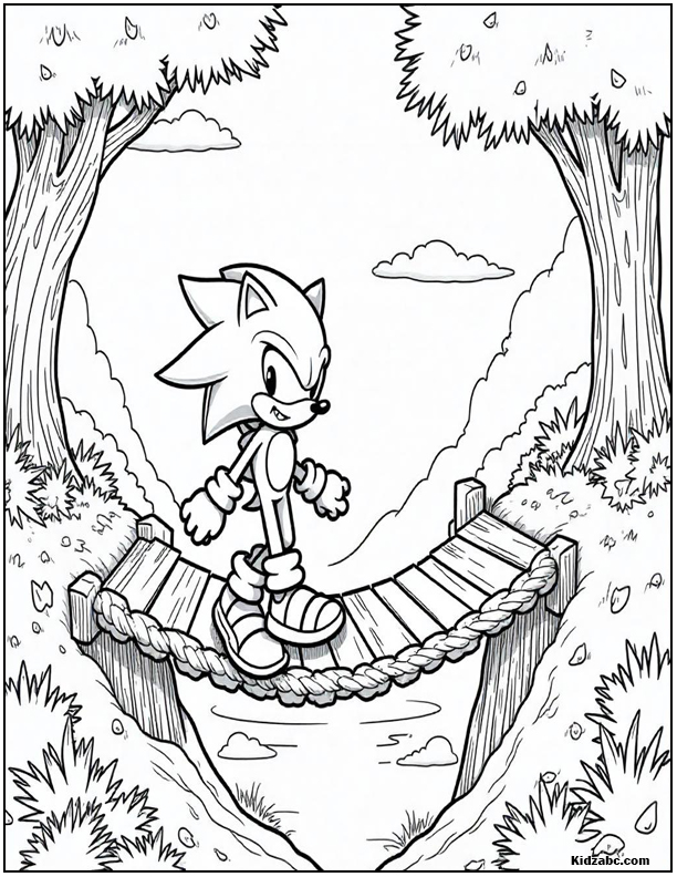 Sonic Coloring Sheets