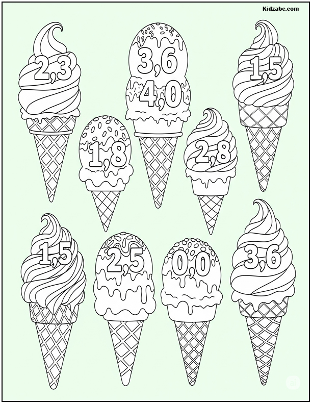  Math Coloring Pages