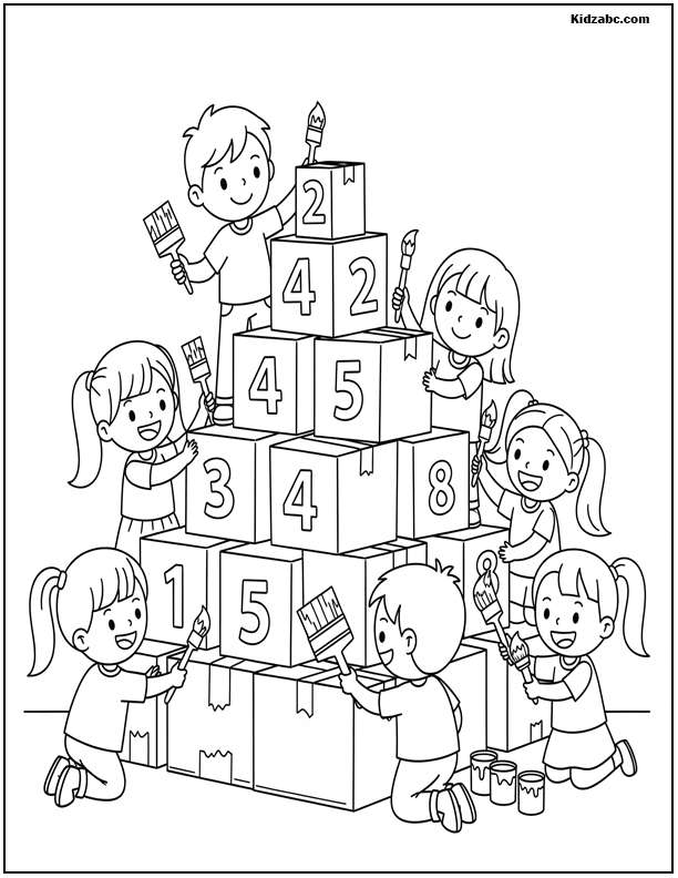  Math Coloring Pages