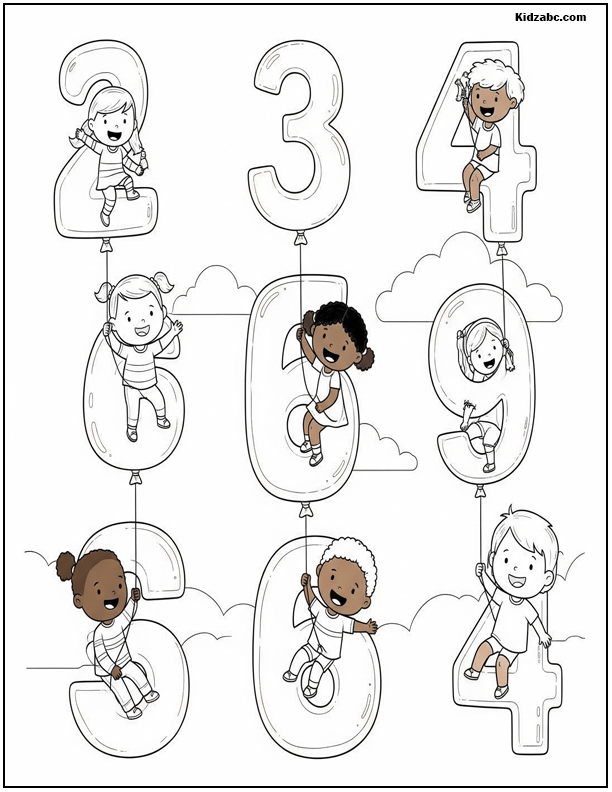  Math Coloring Pages
