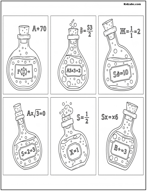  Math Coloring Pages