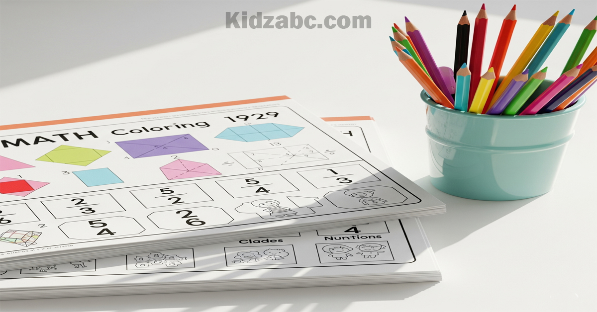 Math Coloring Pages