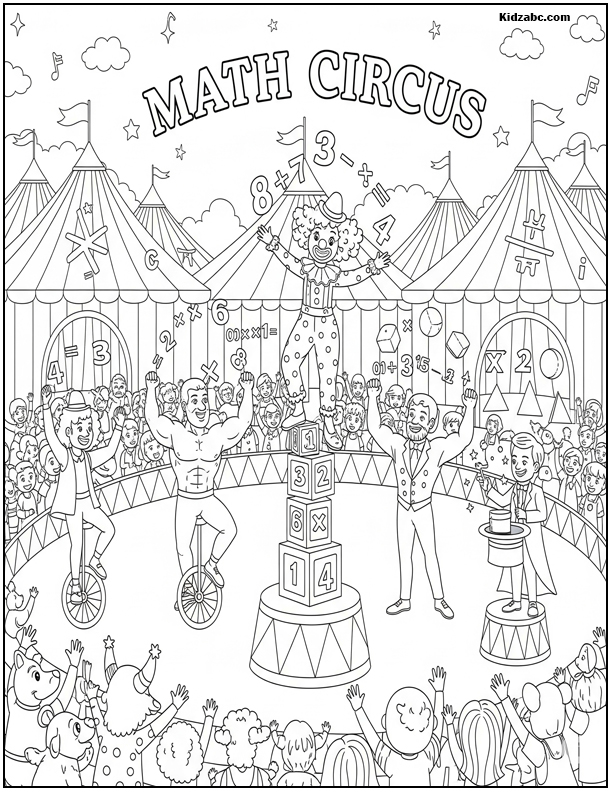  Math Coloring Pages