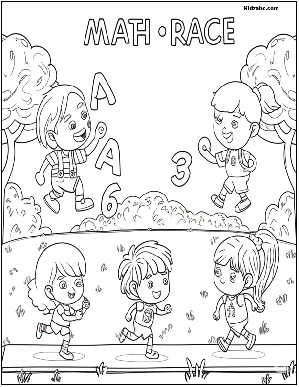  Math Coloring Pages