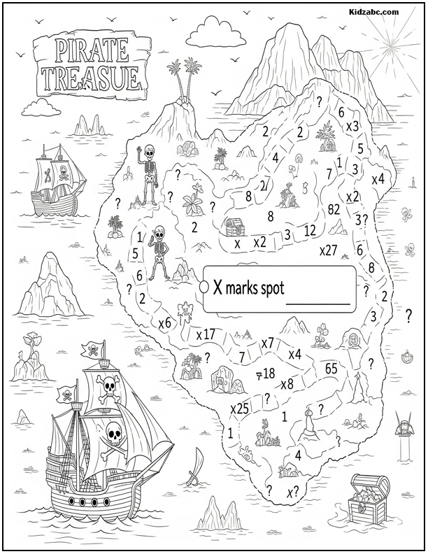  Math Coloring Pages