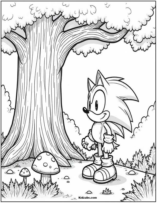 Sonic Coloring Sheets