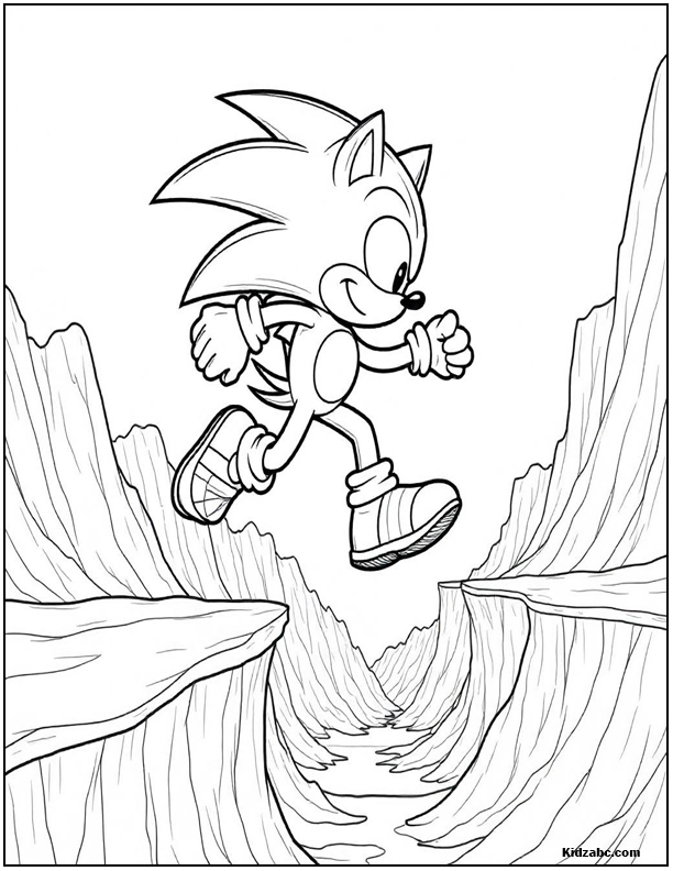 Sonic Coloring Sheets