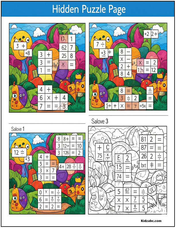  Math Coloring Pages