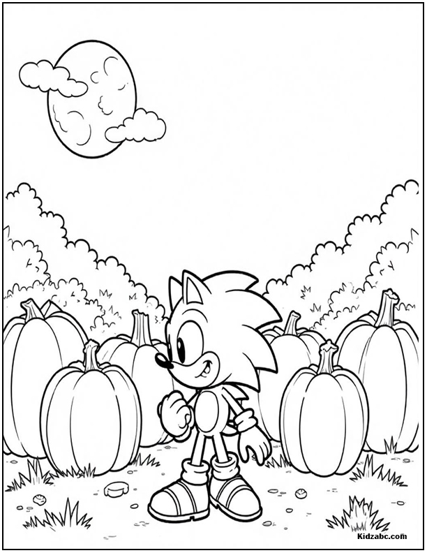 Sonic Coloring Sheets