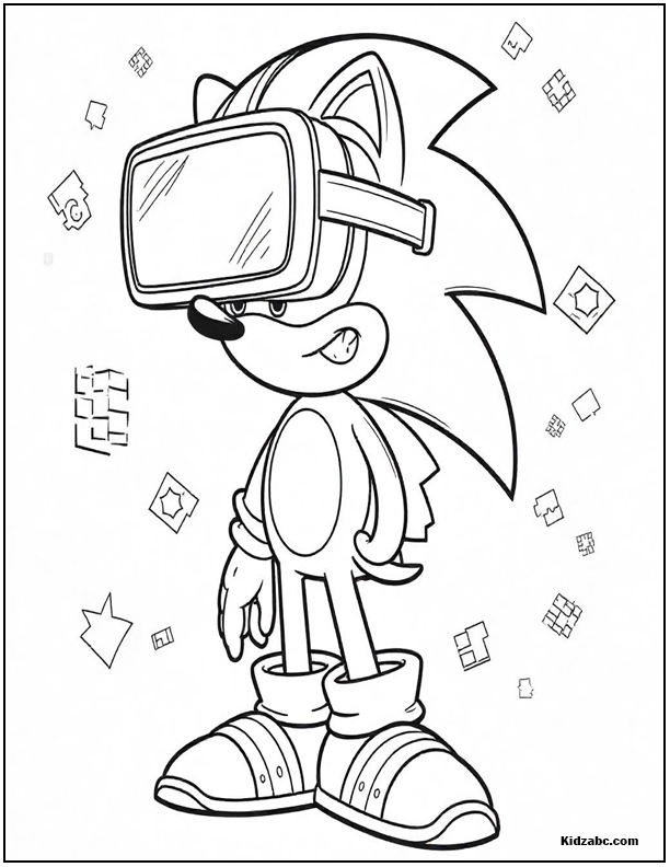 Sonic Coloring Sheets