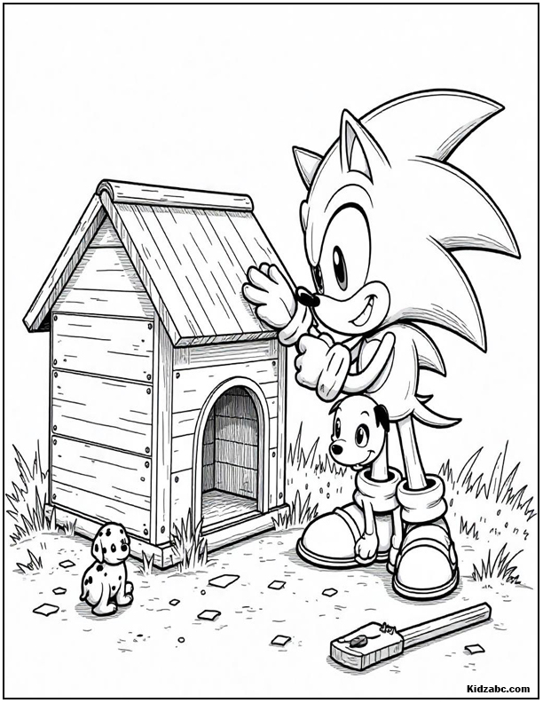 Sonic Coloring Sheets