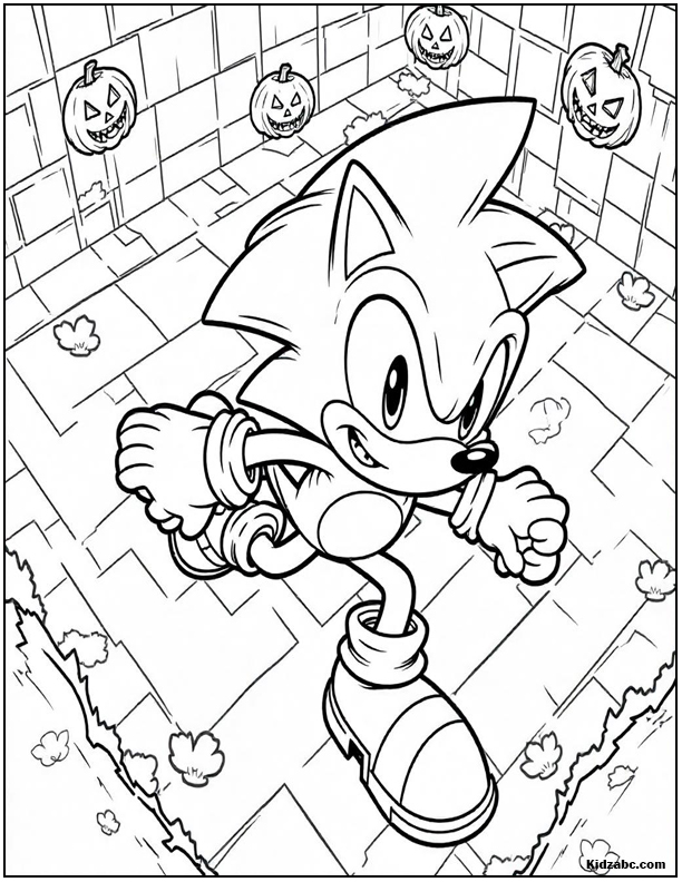 Sonic Coloring Sheets
