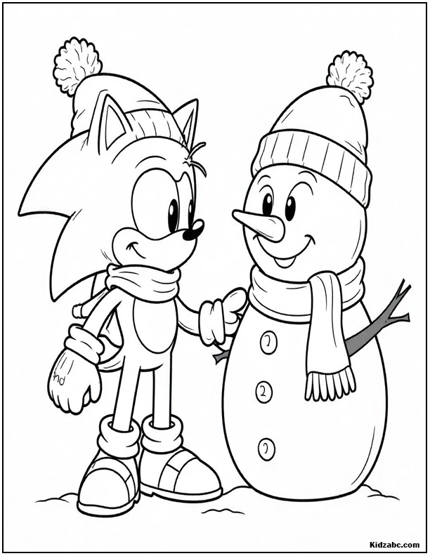 Sonic Coloring Sheets