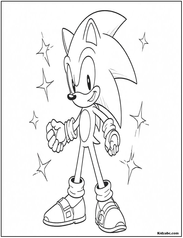 Sonic Coloring Sheets