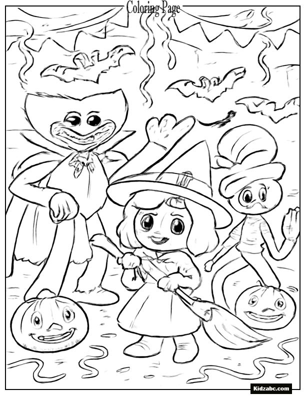 Poppy Playtime Coloring Pages
