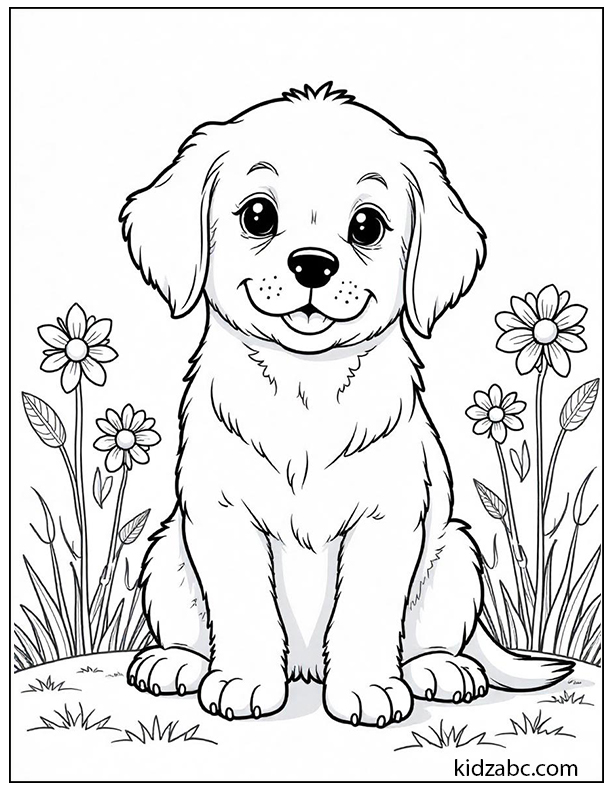 A puppy with floppy ears and big eyes