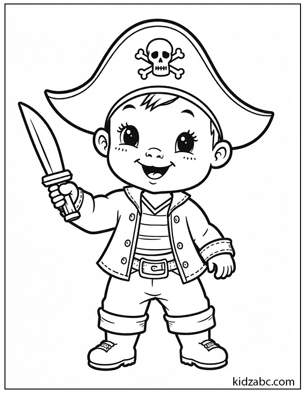 Baby as a pirate