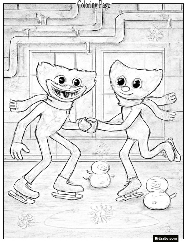 Poppy Playtime Coloring Pages