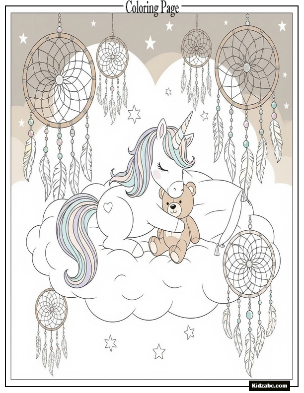 Unicorn Coloring Pages