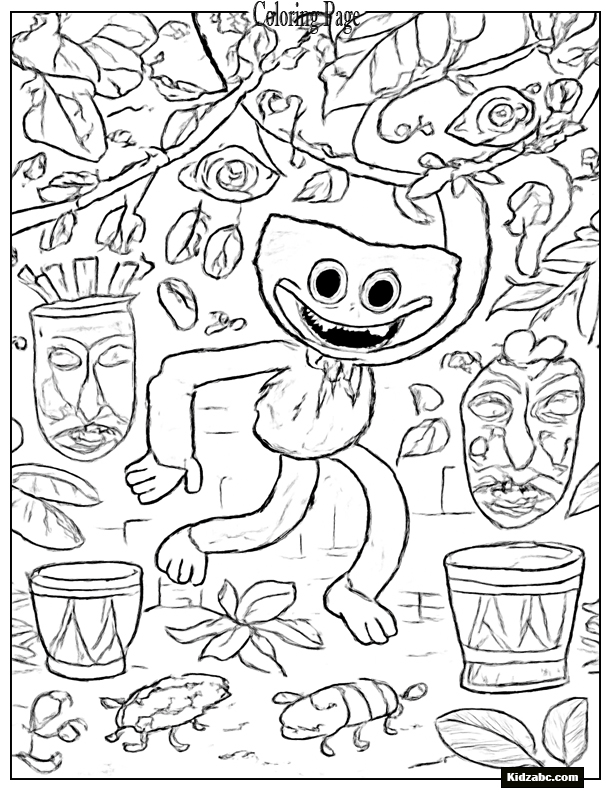 Poppy Playtime Coloring Pages