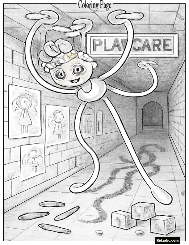 Poppy Playtime Coloring Pages