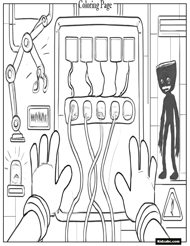 Poppy Playtime Coloring Pages
