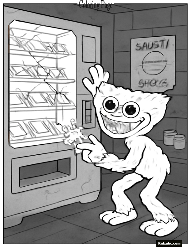 Poppy Playtime Coloring Pages