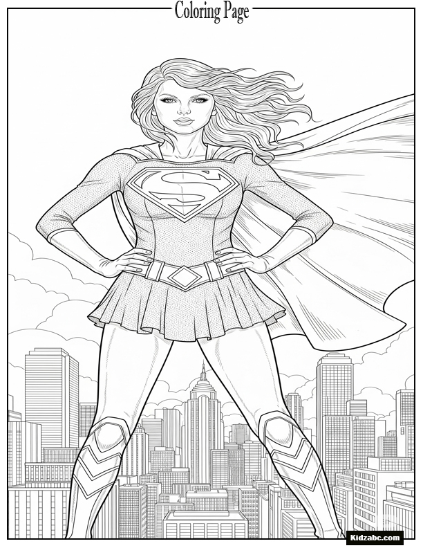 Taylor Swift Coloring Pages