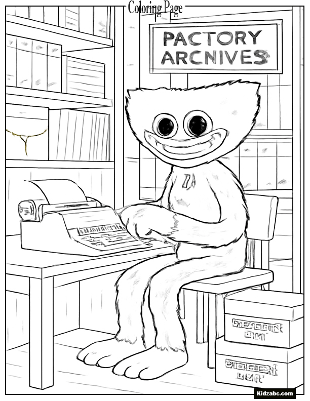 Poppy Playtime Coloring Pages