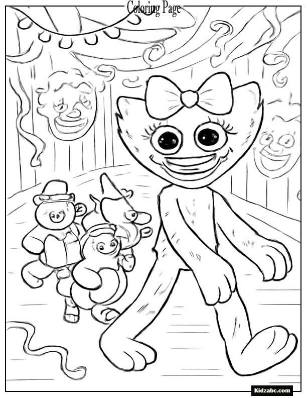 Poppy Playtime Coloring Pages
