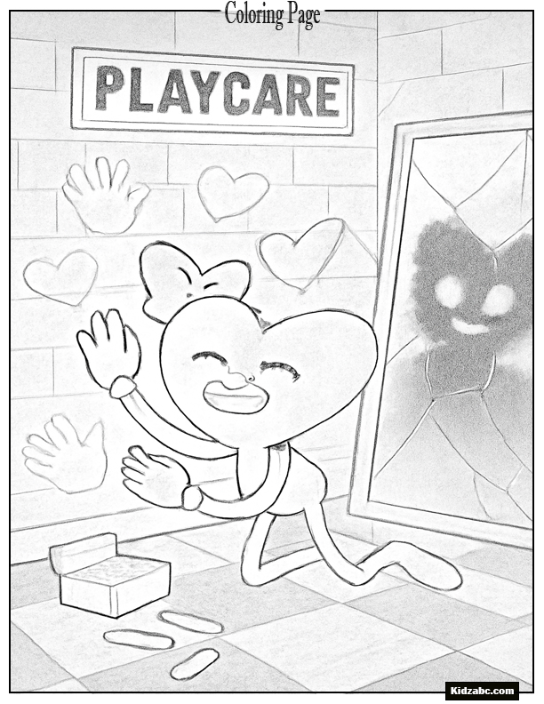 Poppy Playtime Coloring Pages