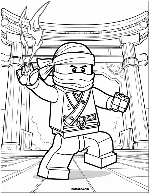 Lego Ninjago Coloring Pages
