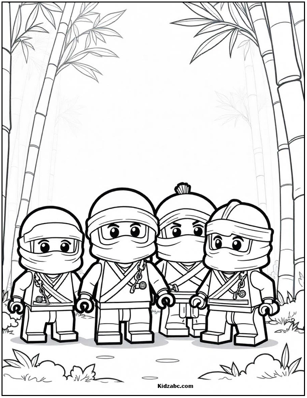 Lego Ninjago Coloring Pages