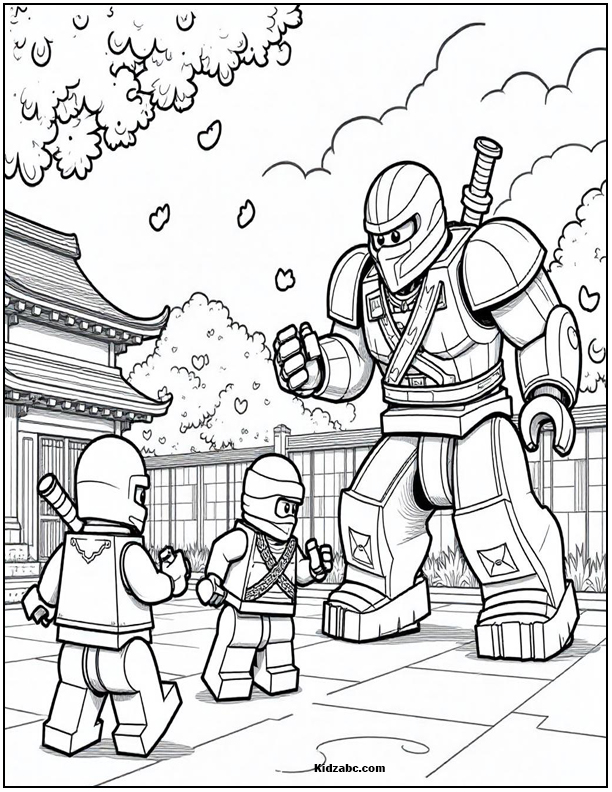 Lego Ninjago Coloring Pages