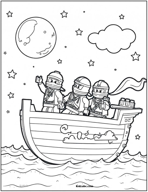Lego Ninjago Coloring Pages